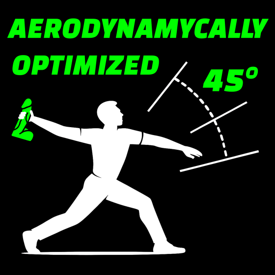 Aerodynamic Throwable Dildo